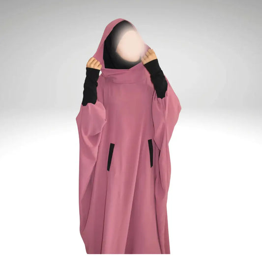 Abaya hijab intégré & capuche