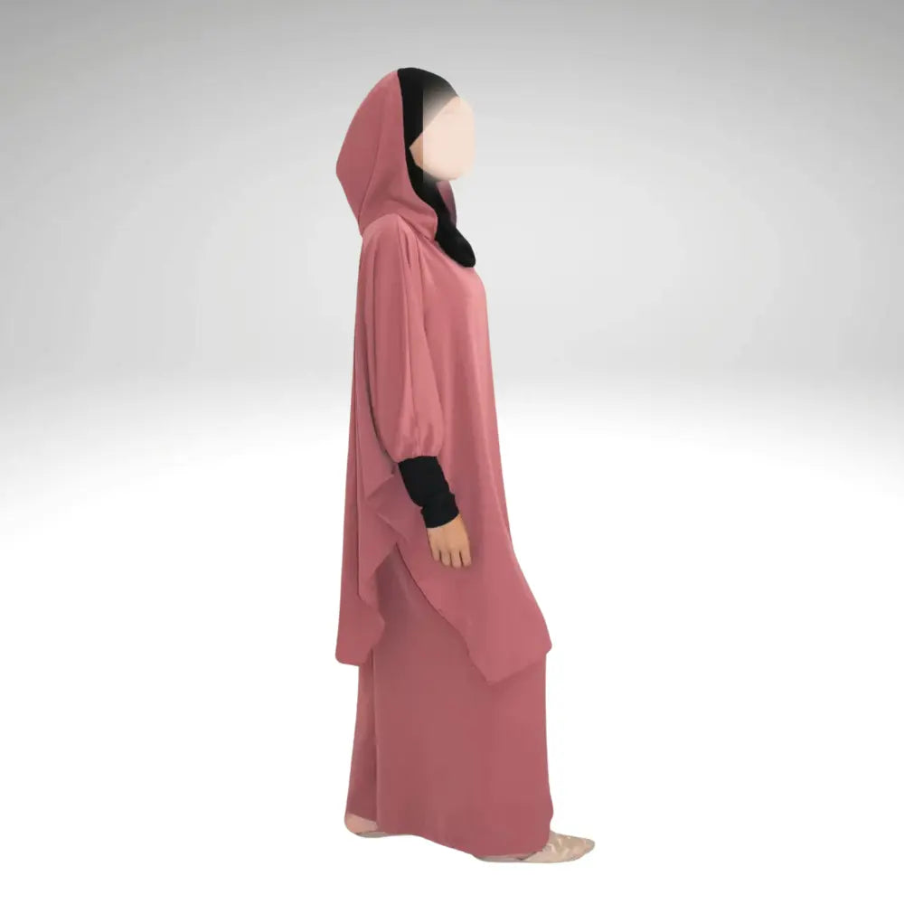 Ensemble tunique hijab intégré & pantalon