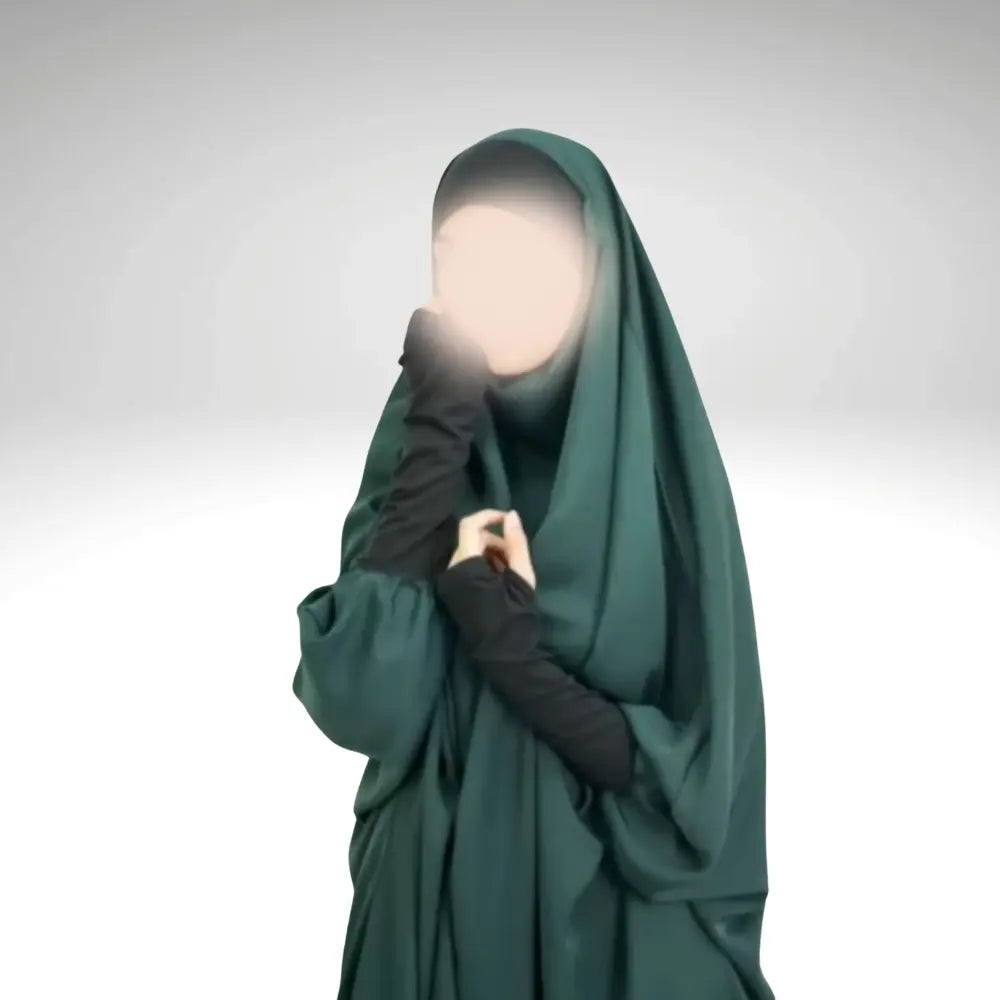 Jilbab Makkah Vert