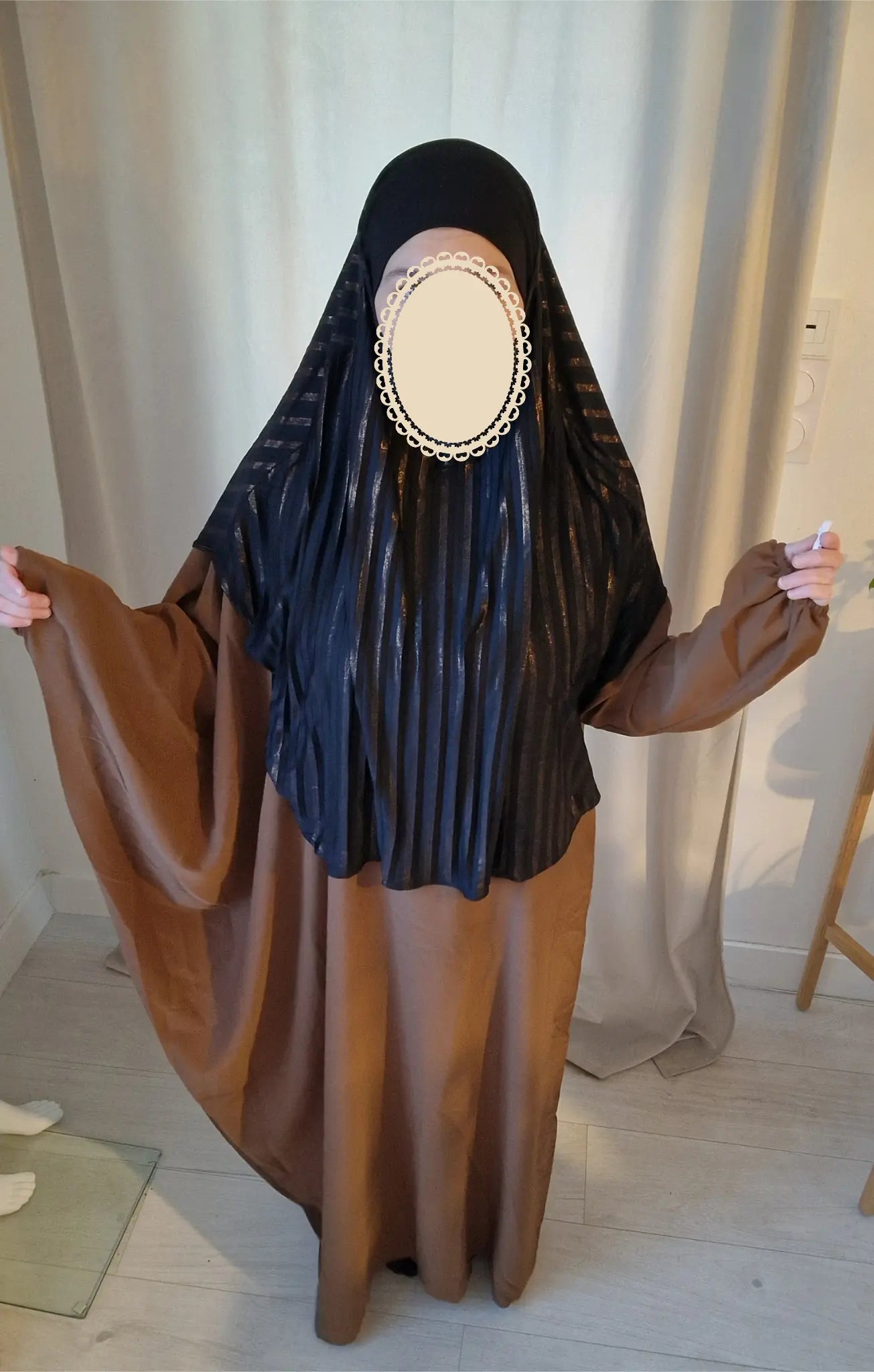 Abaya asymétrique & Khimar Jannah Firdaws