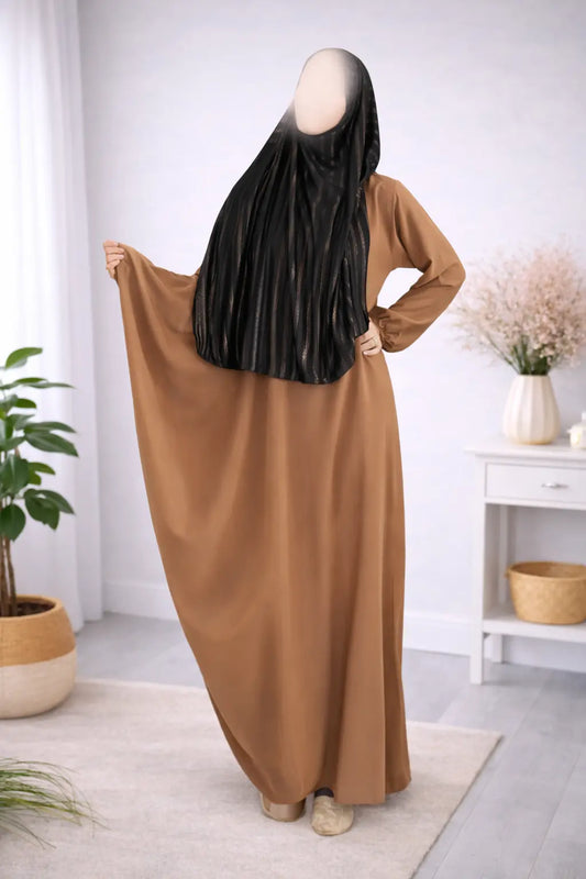 Abaya asymétrique & Khimar Jannah Firdaws