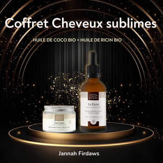 ⭐ Coffret Cheveux sublimes : Ricin + Coco BIO Jannah Firdaws