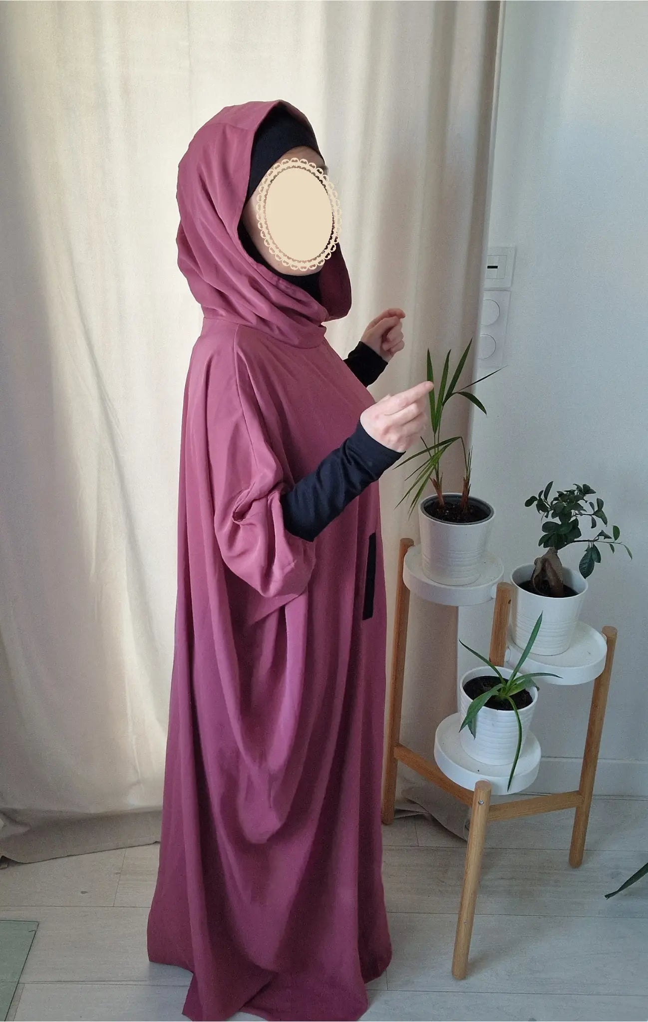 Abaya hijab intégré & capuche Jannah Firdaws