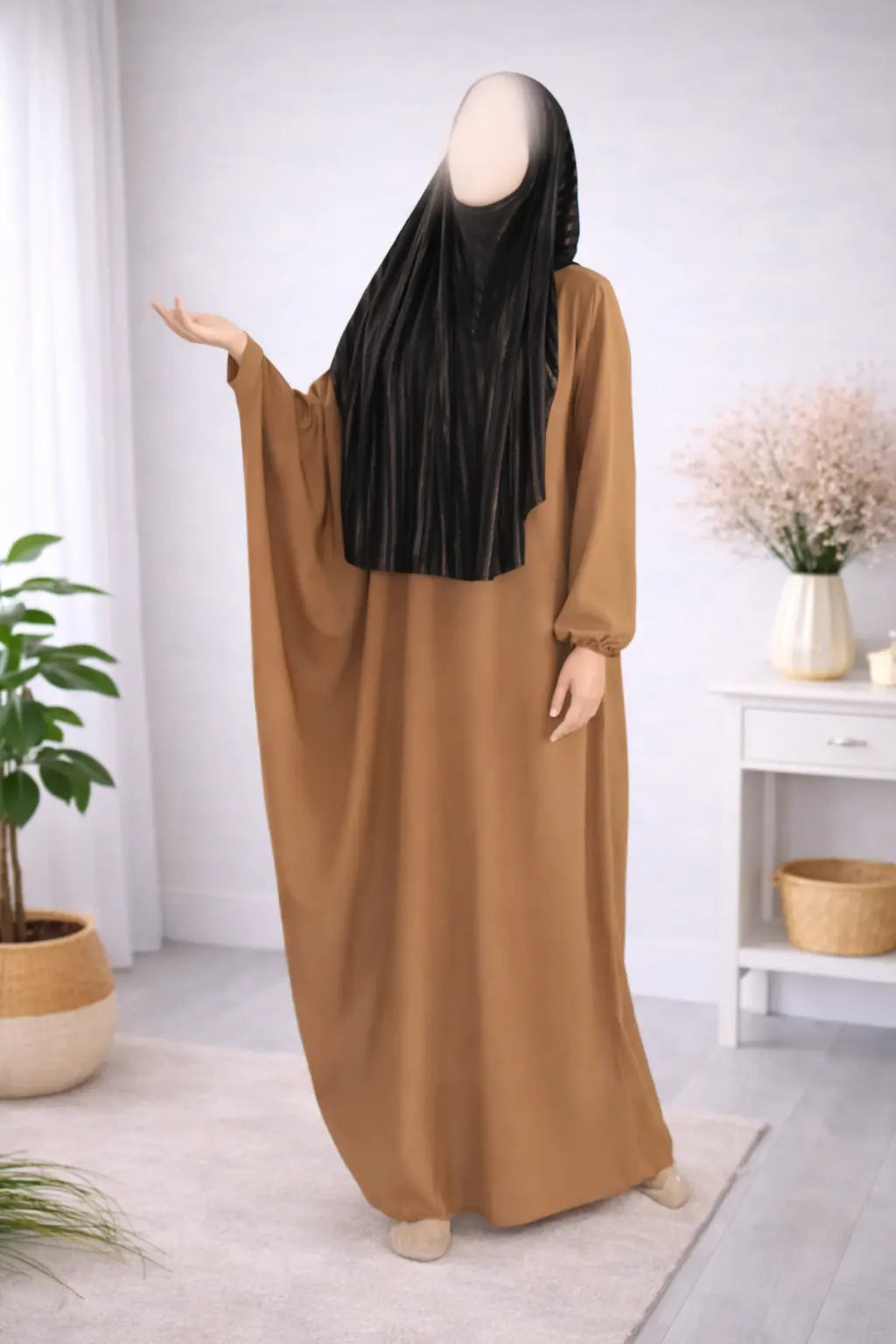 Abaya asymétrique & Khimar Jannah Firdaws