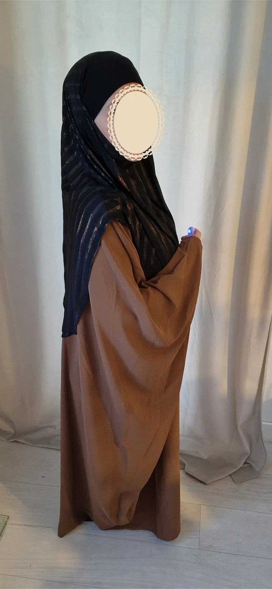 Abaya asymétrique & Khimar Jannah Firdaws