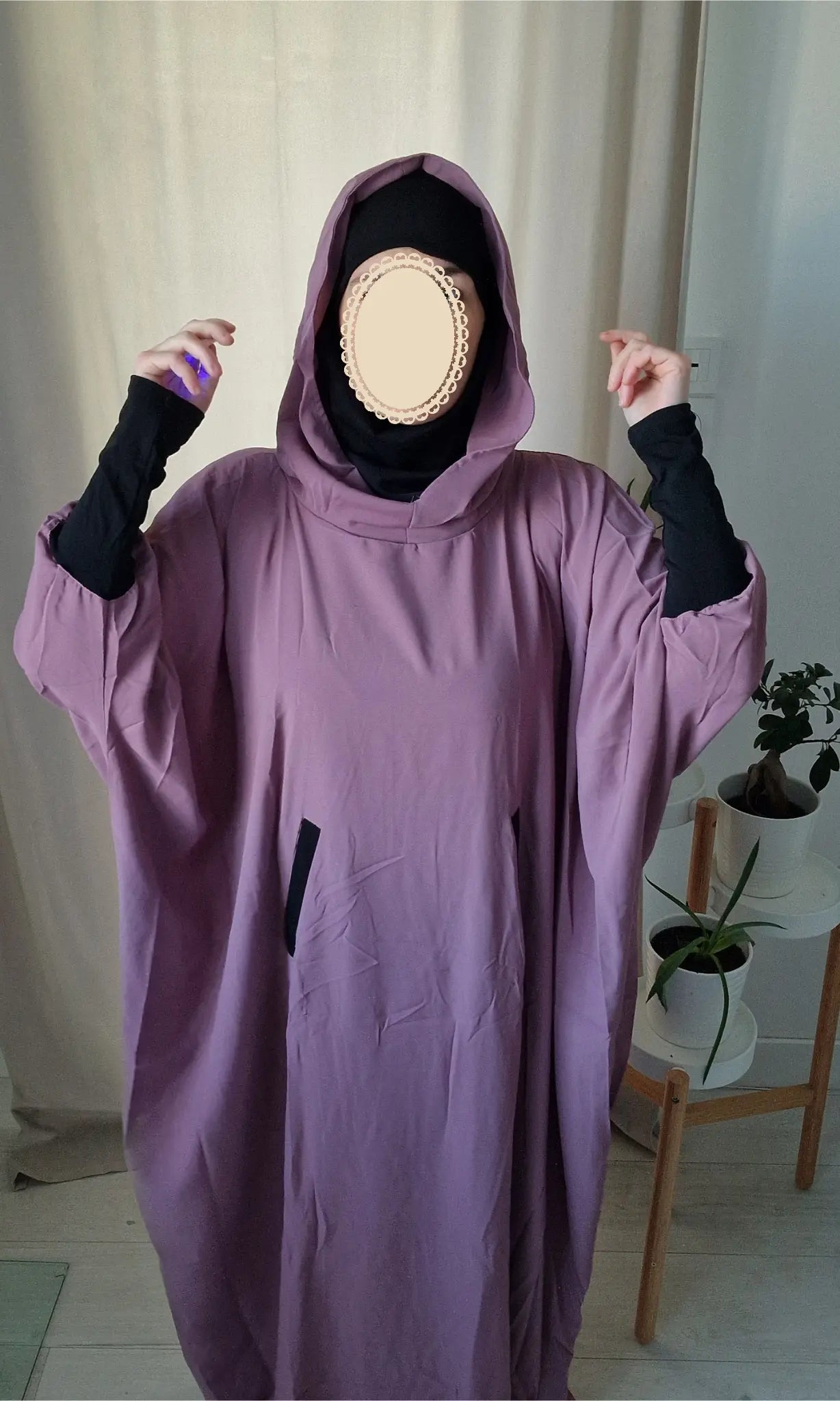 Abaya hijab intégré & capuche Jannah Firdaws